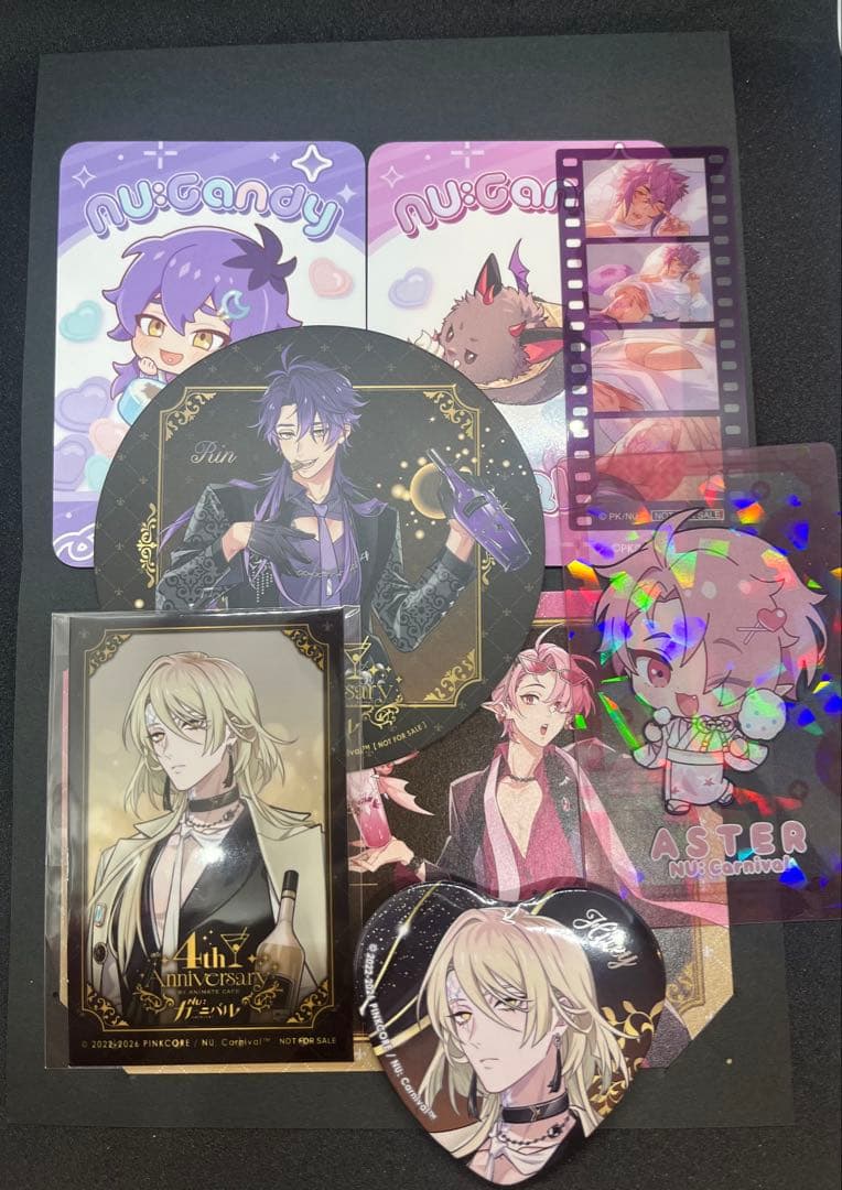 ニューカーニバル アニメイトカフェ 4th特典 フォトカード コースター
