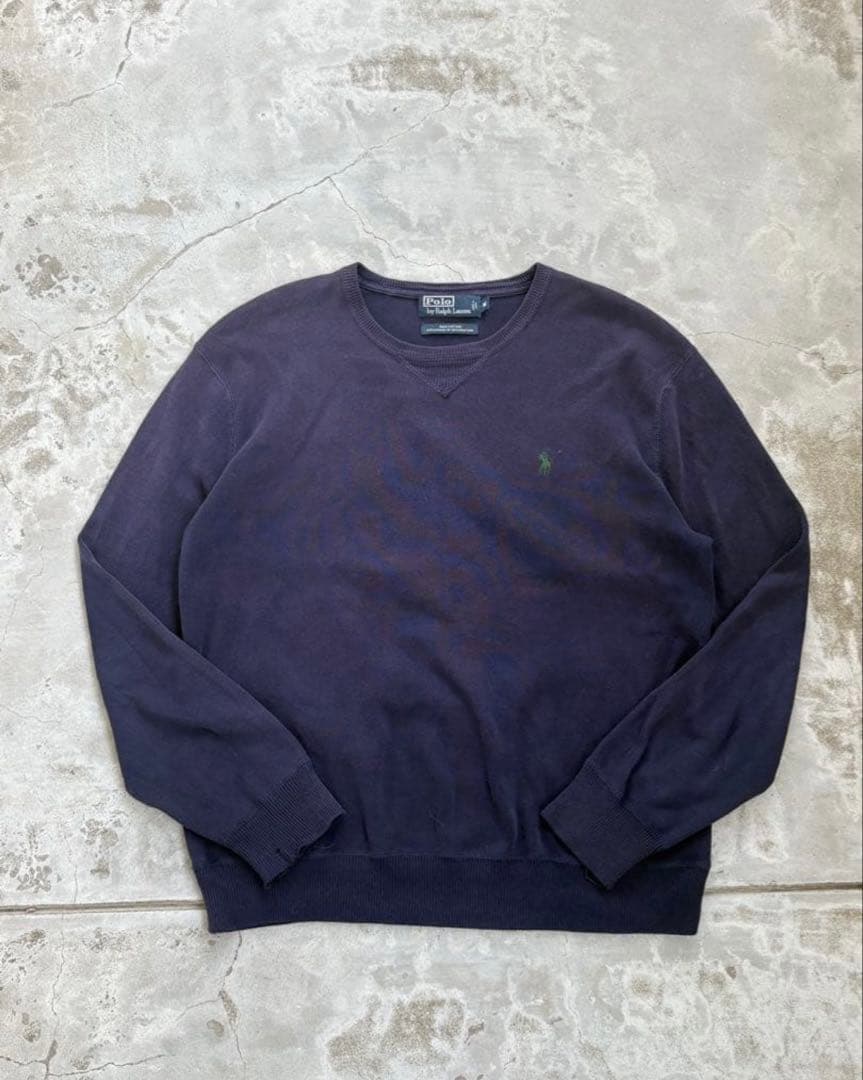 スウェット ネイビー poro Ralph Lauren 送料 無料