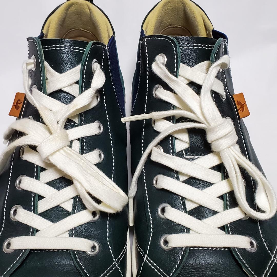 未使用級】スピングルムーブ SPM-442 サイドゴア ダークグリーン L