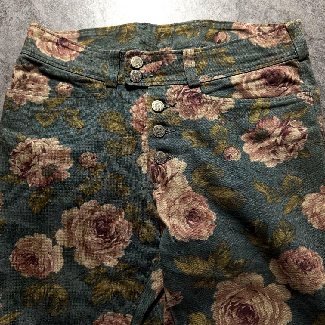 tornado mart type flower flare pants y2k - メルカリ