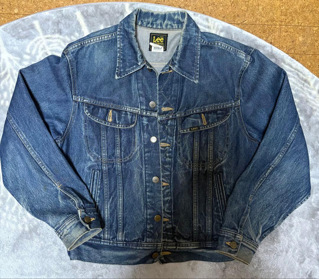 ジャケット・アウター Lee RIDERS SHAWNEE MISSION KANSAS U.S.A. Lee Riders MR Vtg Shawnee Mission Kansas USA Black Denim Jean