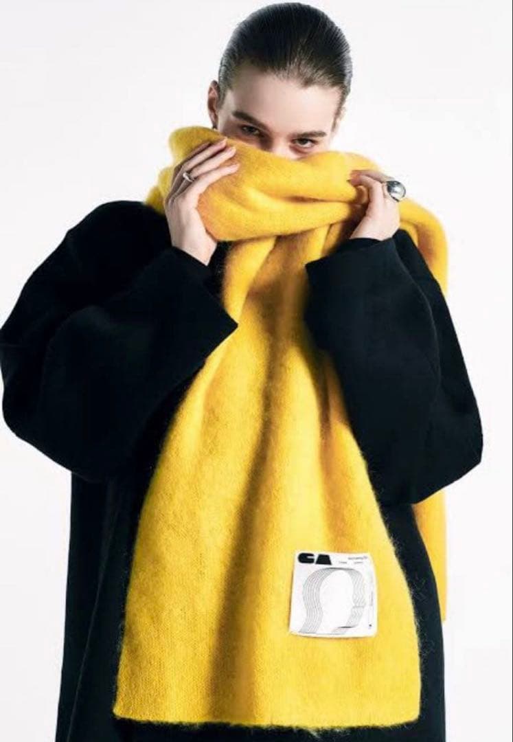 mimi様専用 GADID ANONIEM OLOF / YELLOW マフラー - メルカリ