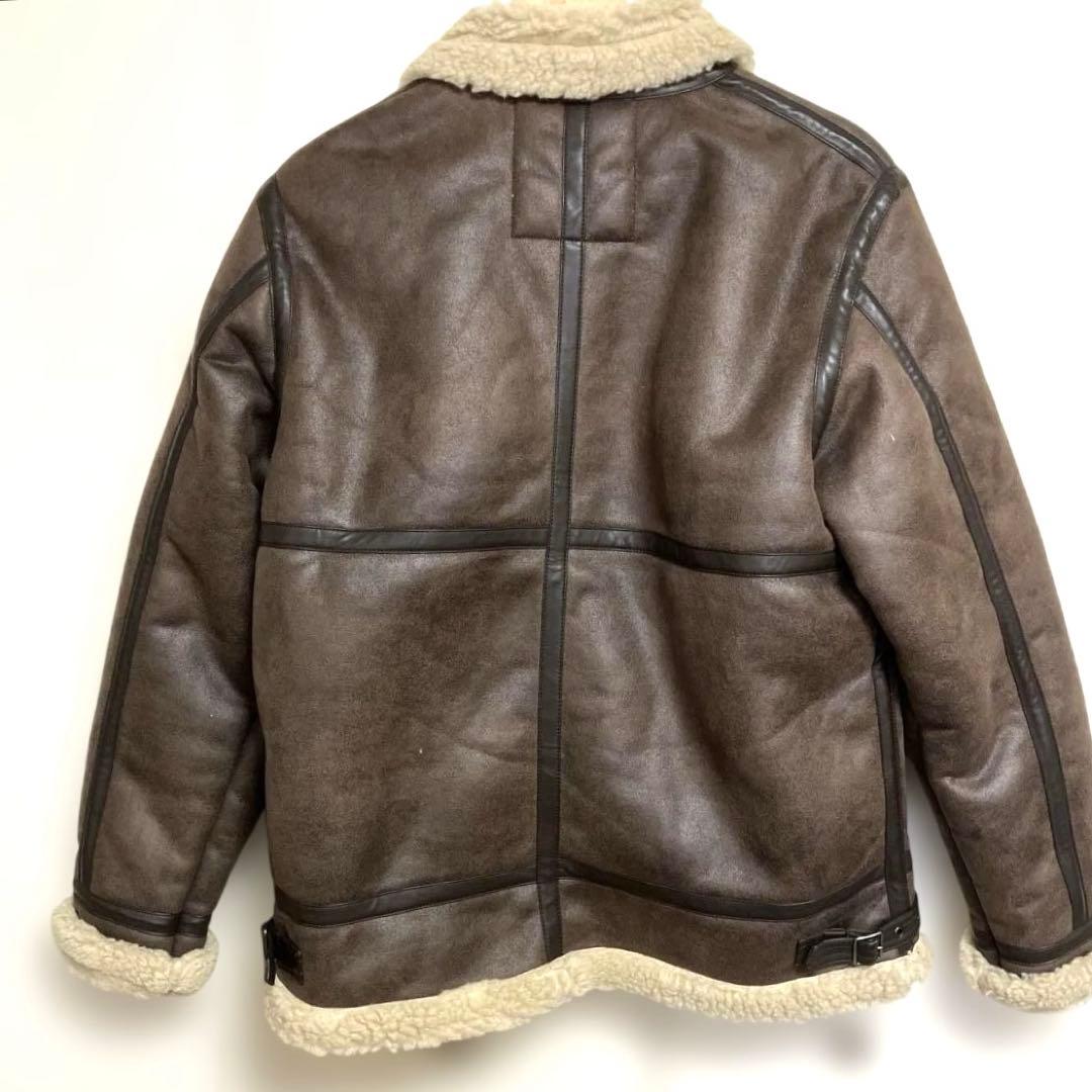 アルファ B-3フライトジャケット フェイクレザー XLサイズ - メルカリ