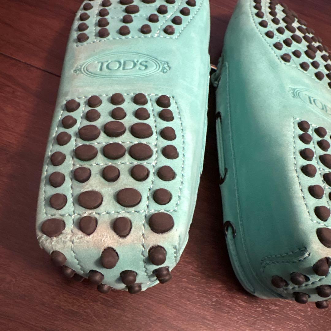 BOSS様専用TOD'S ドライビングシューズ 35 1/2 ティファニーブルー