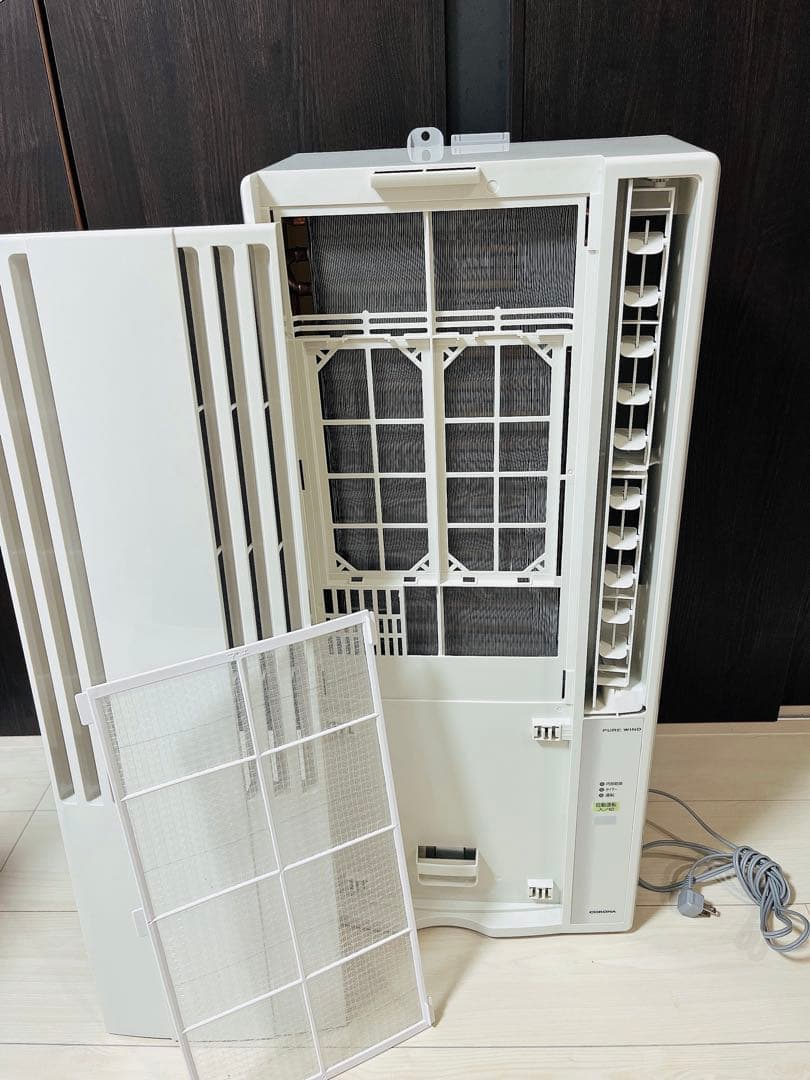 極美品✨高年式]CORONA 窓用エアコン(21年製)冷暖房機能