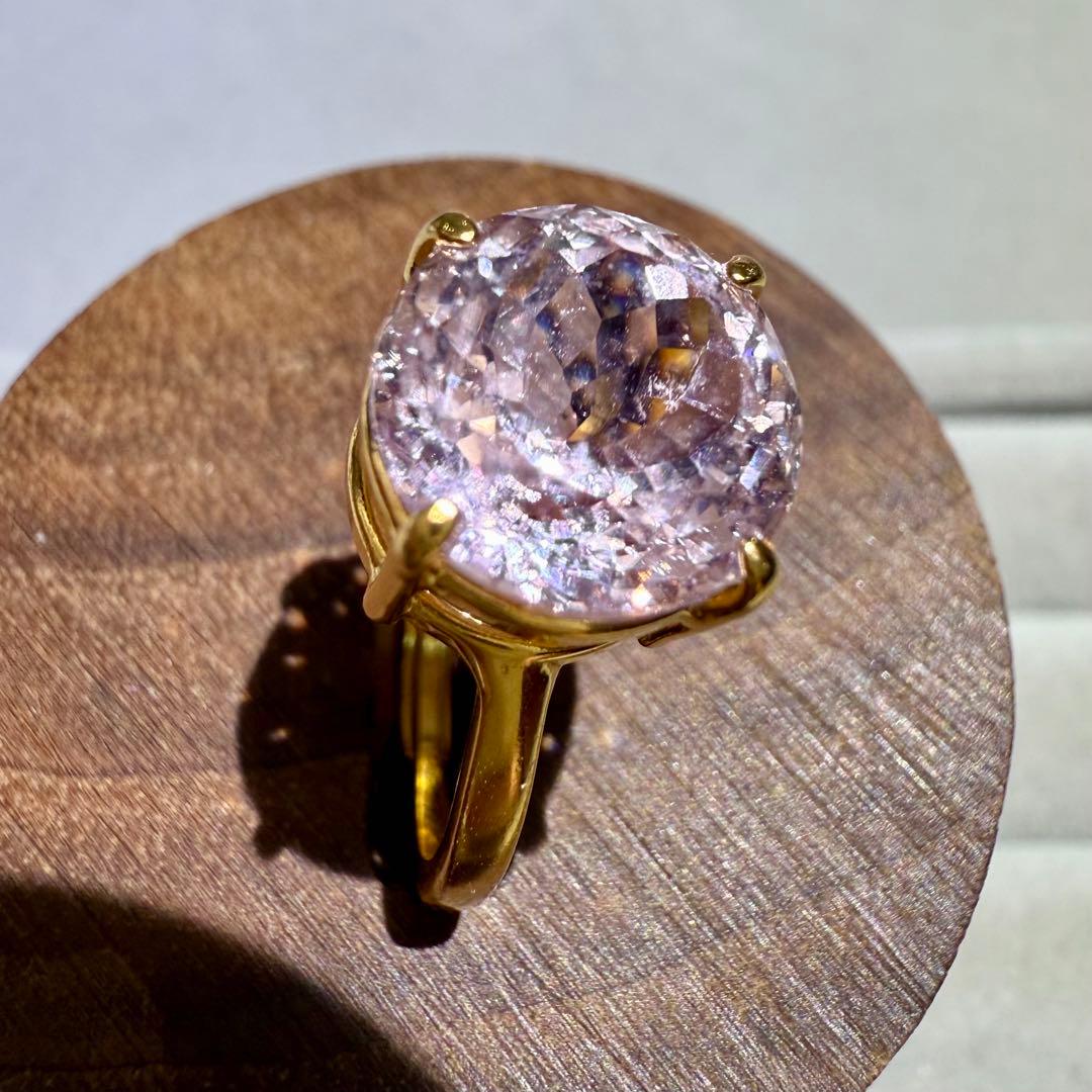 クンツァイト指輪の通販 | iichi 日々の暮らしを心地よくする