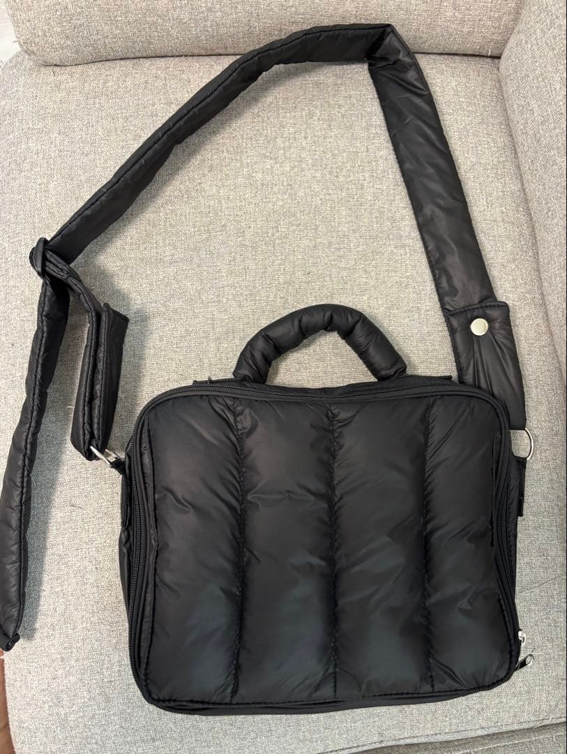 【calin 】quilting mothers pouch bag　-BLK-