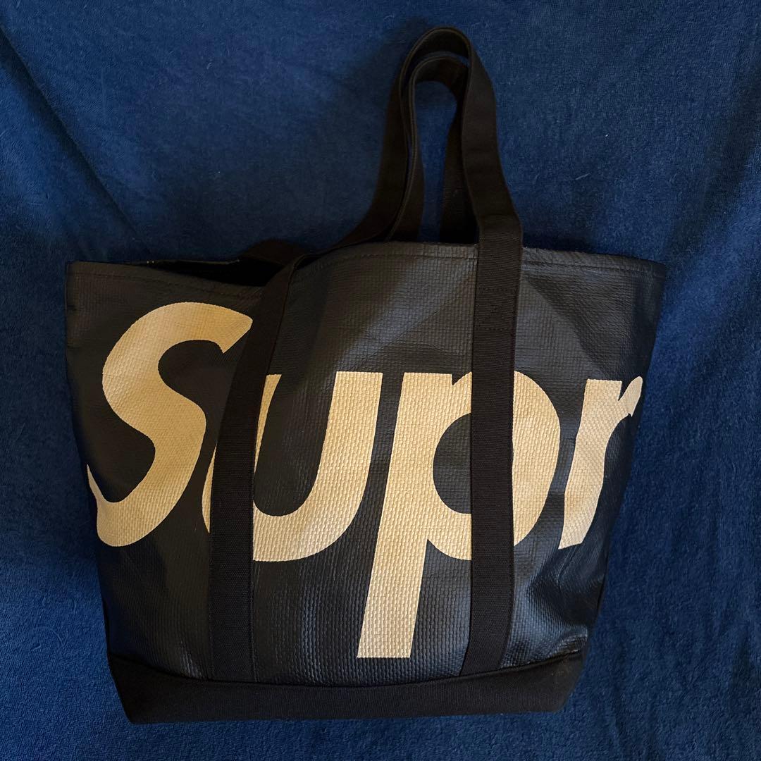 ⬛︎美品⬛︎Supreme Raffia Tote⬛︎ラフィアトートバッグ⬛︎黒