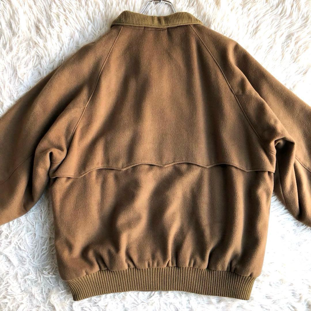 カシミヤ混 XL】グラハムヒル スイングトップ ハリントン G9 キャメル