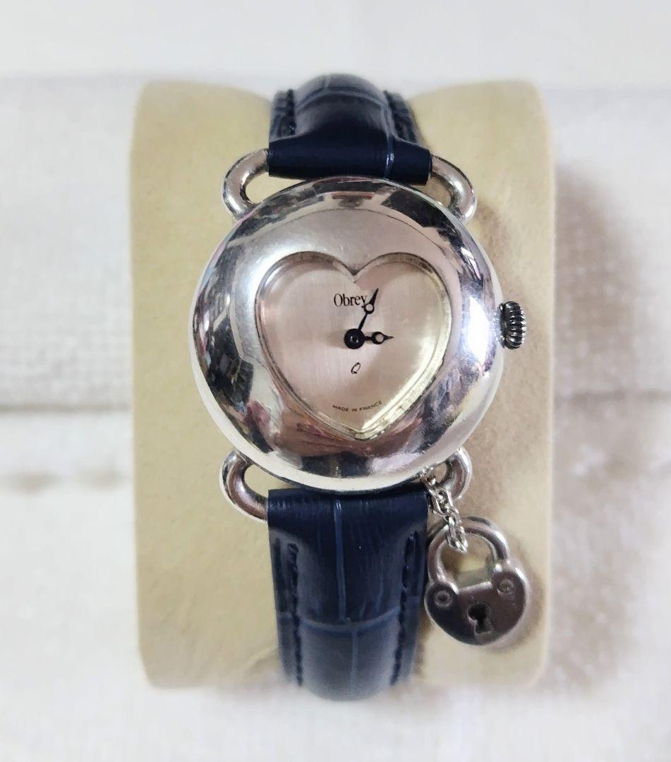 Obrey レディース Sv925(銀無垢) チャーム付 オブレイ ハート Obrey レディース sv925(銀無垢) チャーム付 ハートフェイス 2026年