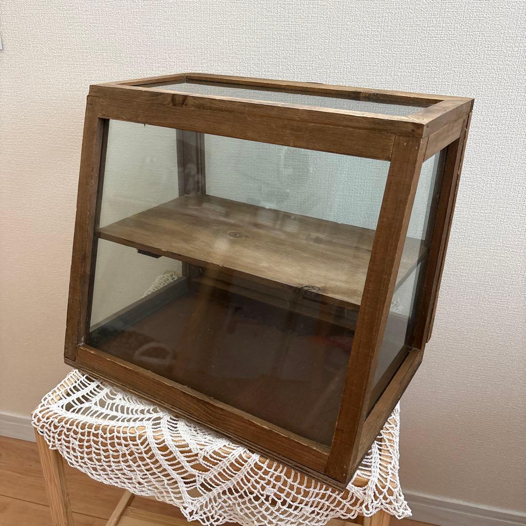北欧　昭和レトロ　ヴィンテージ　木製ディスプレイケース 楽天市場】≪30％OFF≫ ヴィンテージ ウォール ショーケース ガラス