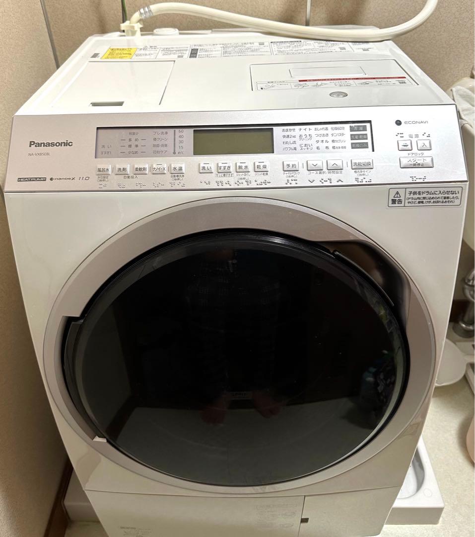 美品 Panasonic ドラム式洗濯乾燥機 NA-VX85E8L（ドア左開き） - メルカリ