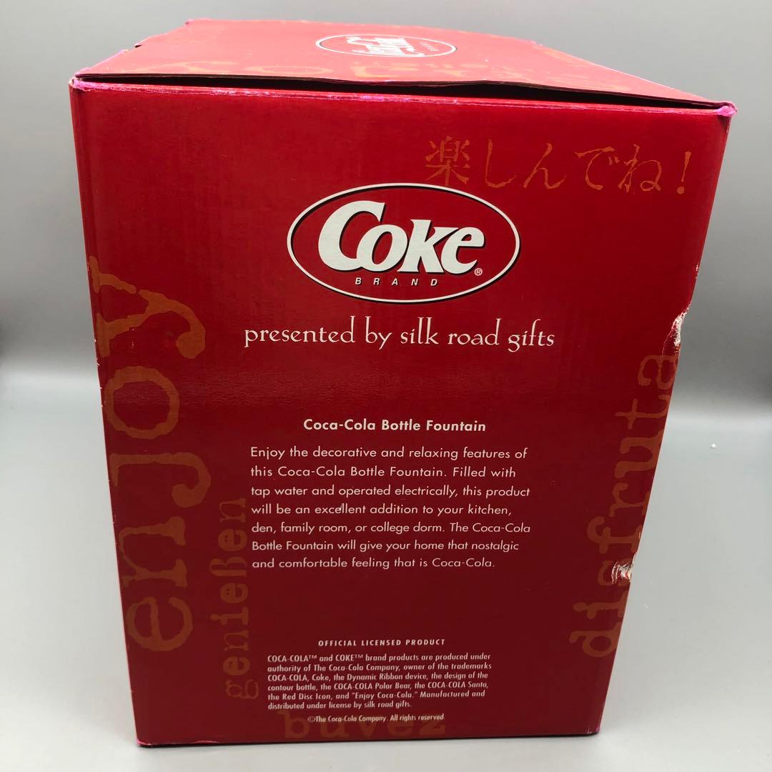 希少アメリカビンテージコカコーラボトル水が流れて光るクーラー