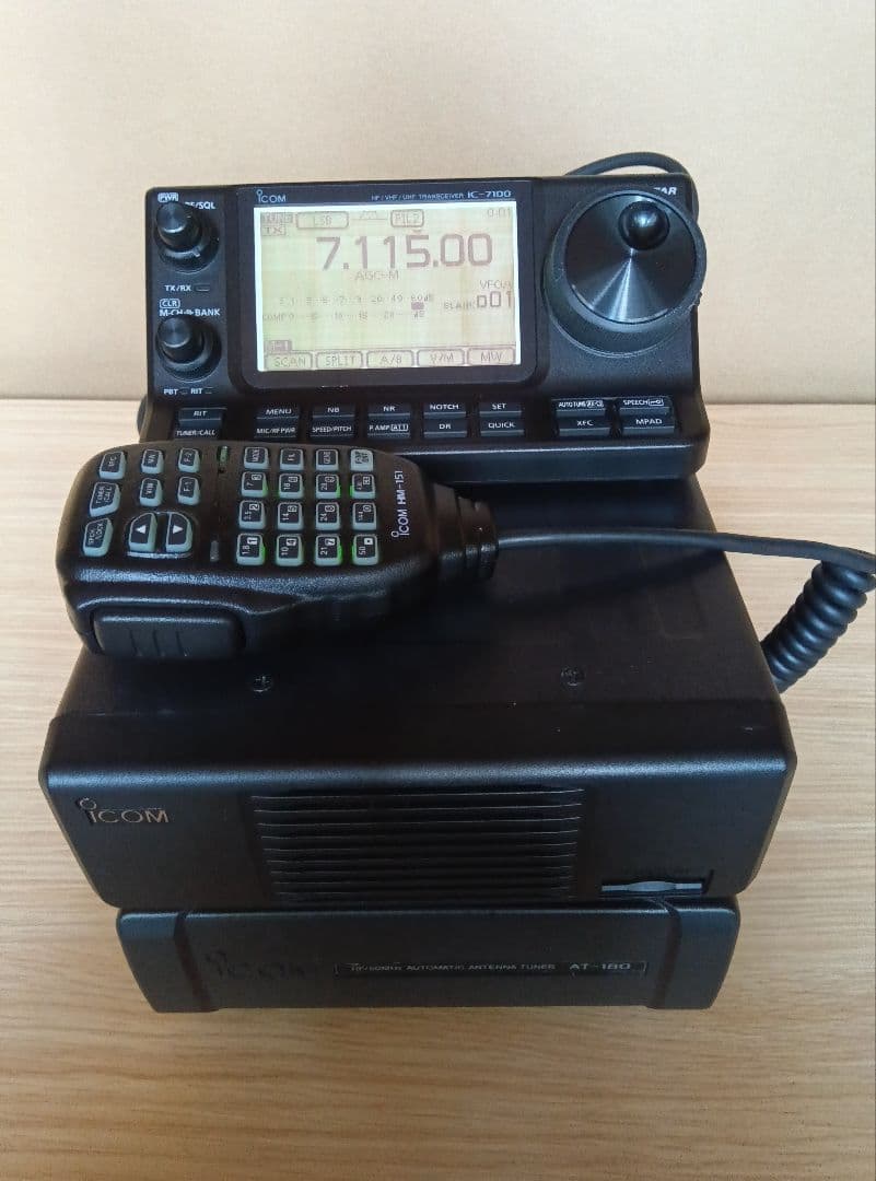 IC-7100M・IC.AT180その他 IC-7100M + AT-180 その他 IC-7100M + AT-180