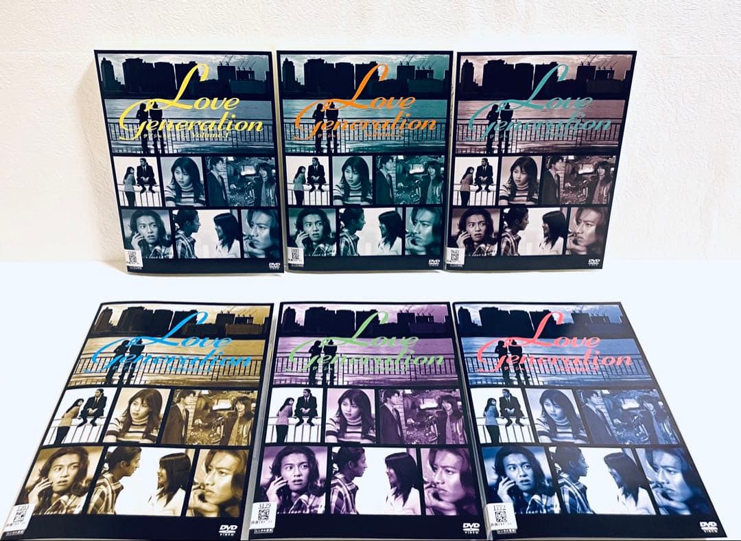 ラブジェネレーション 【全6巻】 レンタル版DVD 全巻セット 木村拓哉