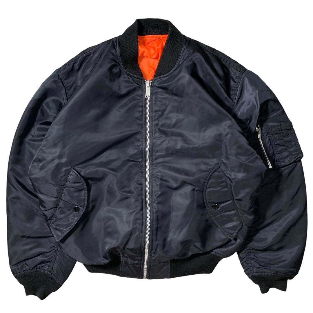 00s old UNIQLO solid ma-1 flight jacket 希少】OLD UNIQLO MA-1 90s