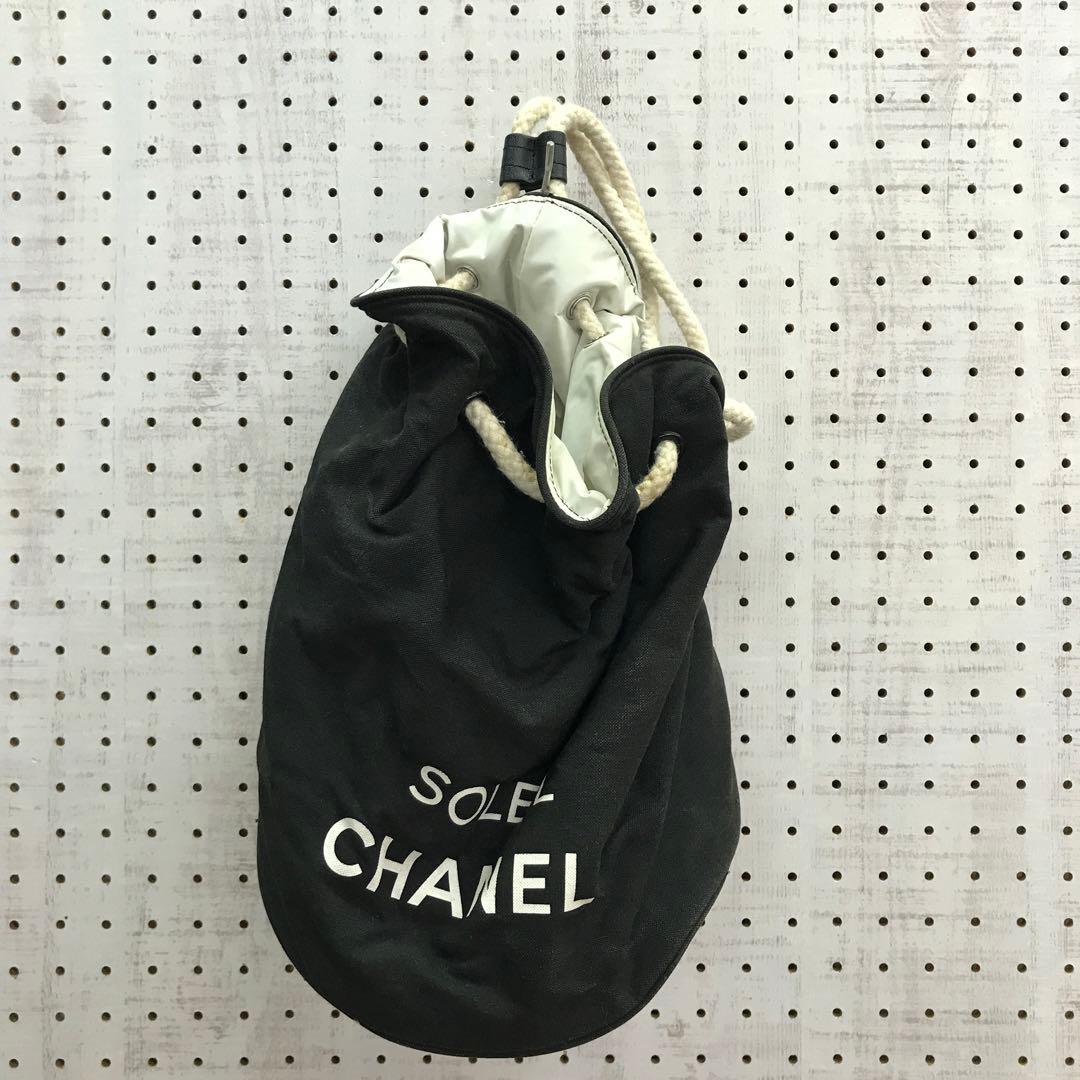 オールド ノベルティー 古着小物 CHANEL バケツ型ショルダー 巾着