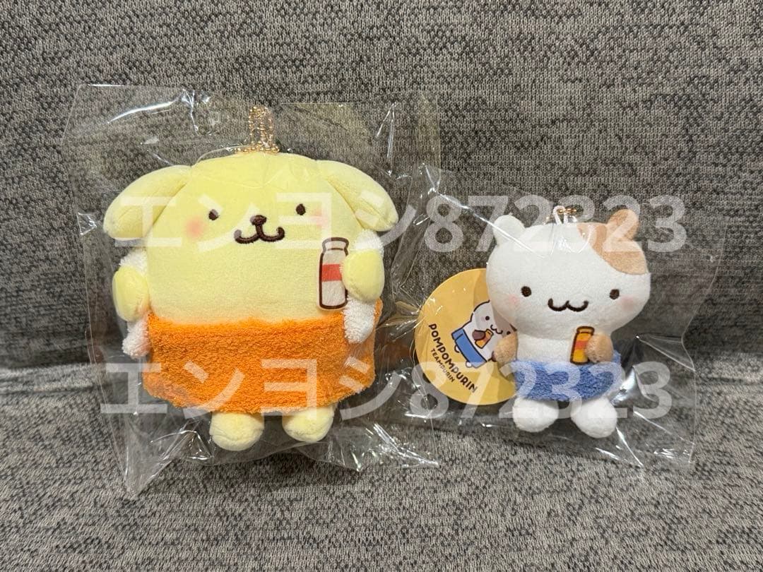 ポムポムプリン ほかほかリラックスタイム むにゅぐるみ マフィン 2点