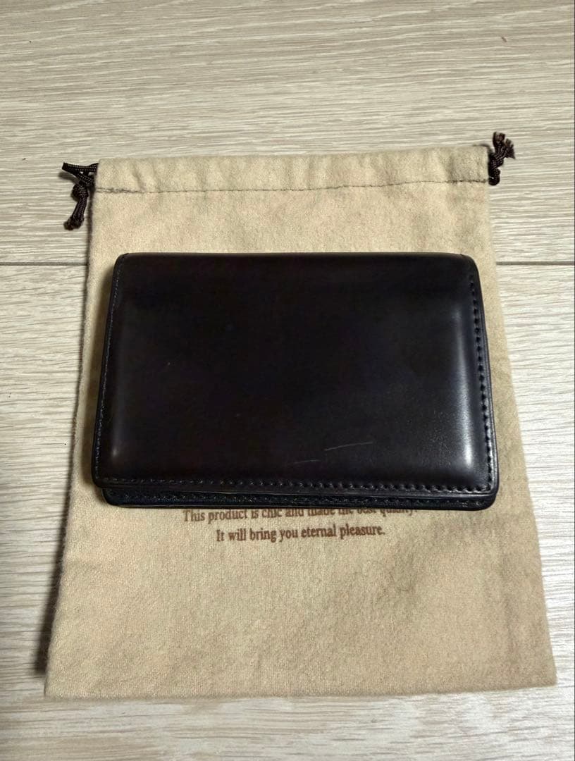 GANZO ガンゾ　CORDOVAN コードバン　名刺入れ CORDOVAN(コードバン) 通しマチ名刺入れ｜コードバン｜最高級のメンズ