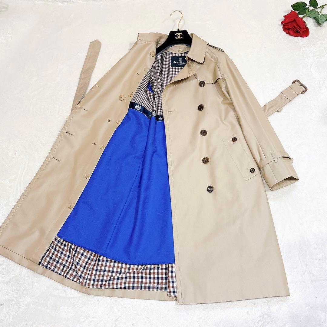 新品同様✨ アクアスキュータム トレンチコート ベージュ ライナー 6