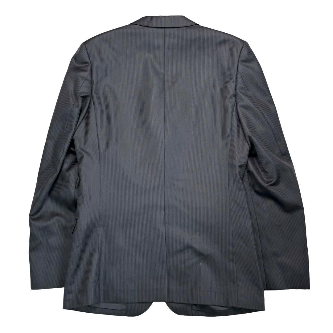 美品 DEERROGE スーツセットアップ グレー 大きいサイズ 背抜き3ピース