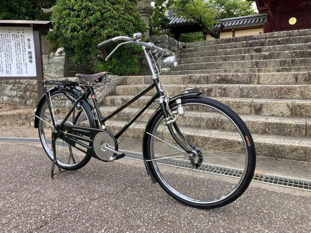 美品 山口 ベニー号 昭和 レトロ 自転車 実用車 ビンテージ 古い