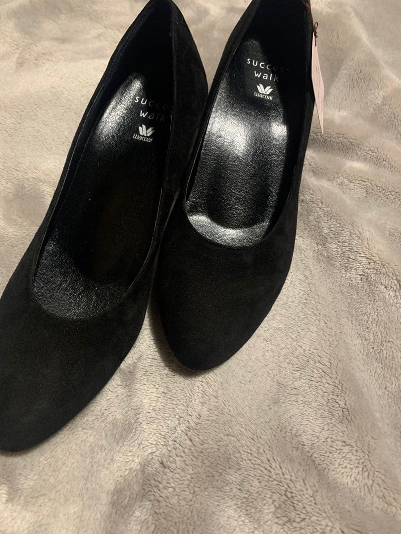 【新品タグ付き】Wacoal サクセスウォーク24cm　スエード　パンプス win003-ima5.jpg