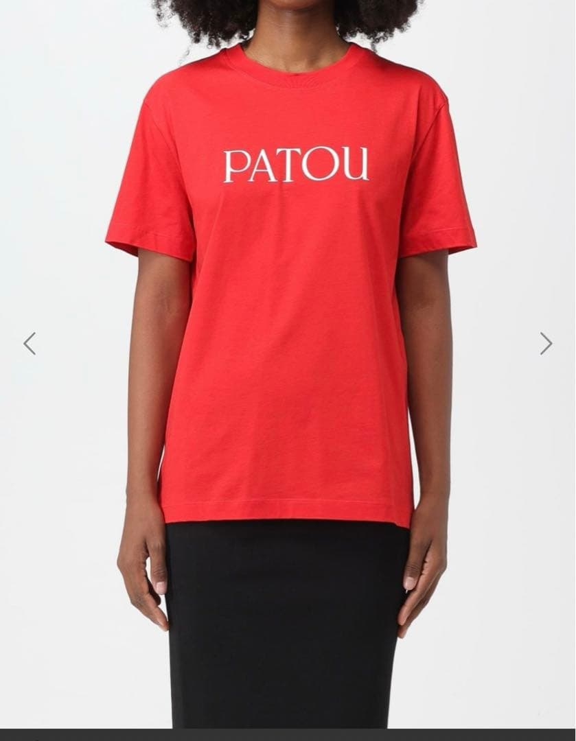 【新品タグ付き】PATOU オーガニックコットン ロゴTシャツ Patou | オーガニックコットン パトゥロゴTシャツ
