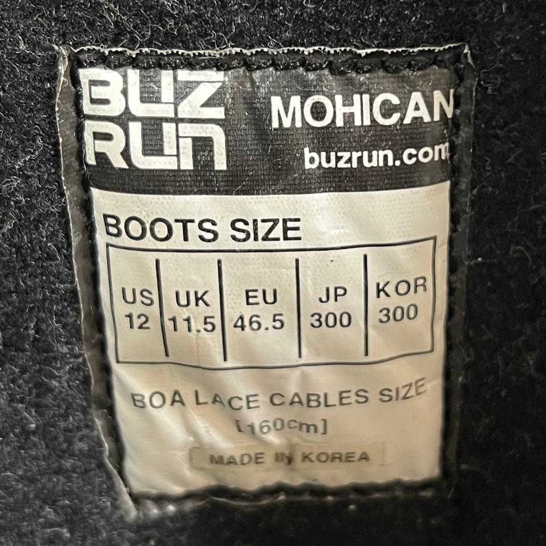 【即日発送】BUZRUN バズラン スノボMOHICAN モヒカン 30.0cm
