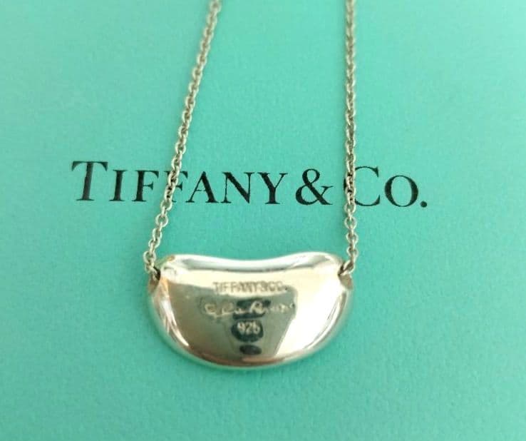 廃盤品☆美品ティファニー ビーンズ ラージ ネックレス☆SV925 - メルカリ