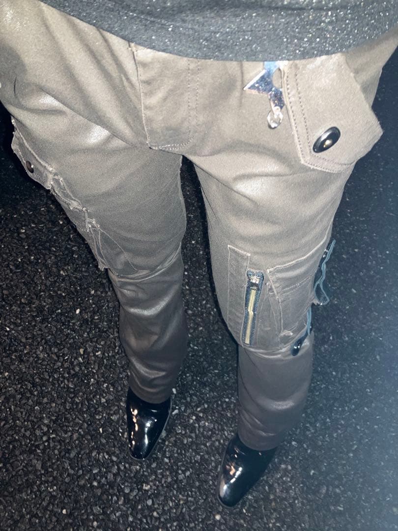 Archive Tornado Mart カーゴパンツ ワックス加工 TORNADO MART∴ストレッチオックスワイドカーゴパンツ / TORNADO MART