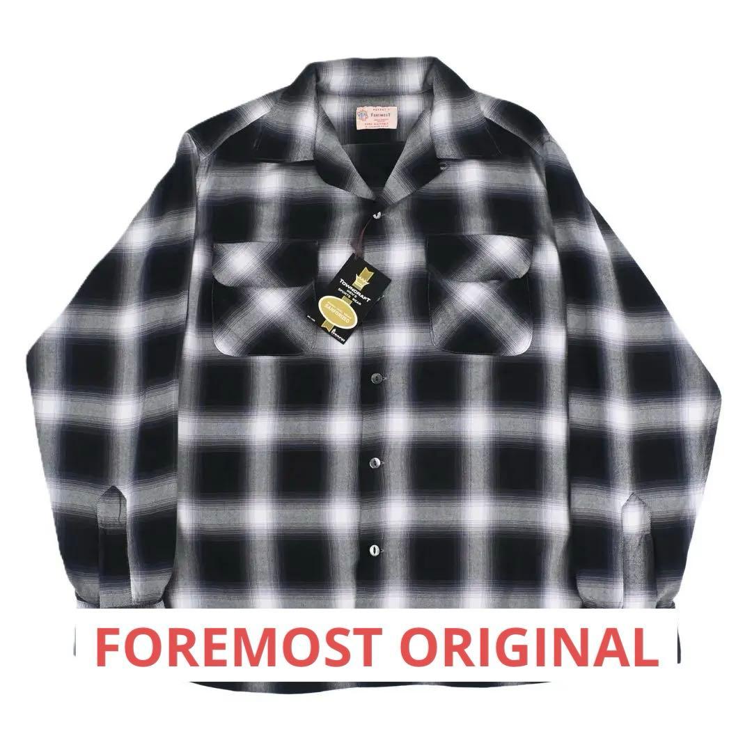 FOREMOST ORIGINAL SHADOW PLAID RAYON SH - メルカリ