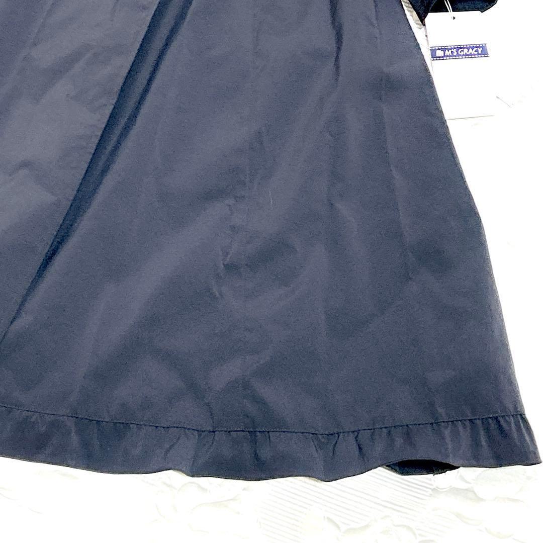 新品タグ付❤︎エムズグレイシー 近年モデル スプリングコート 黒 38