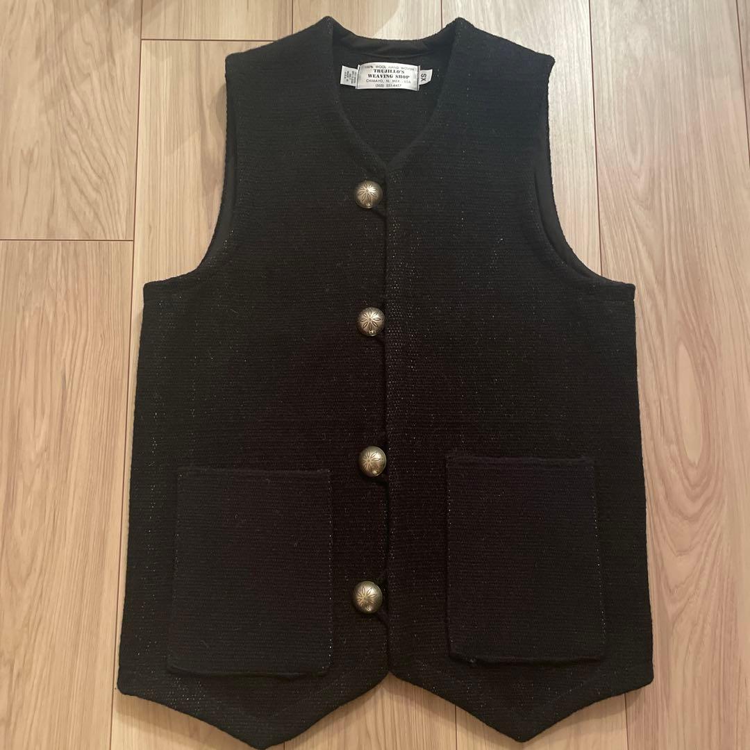 新品未使用 トルフィリオス TRUJILLO'S チマヨベスト 無地 ブラック