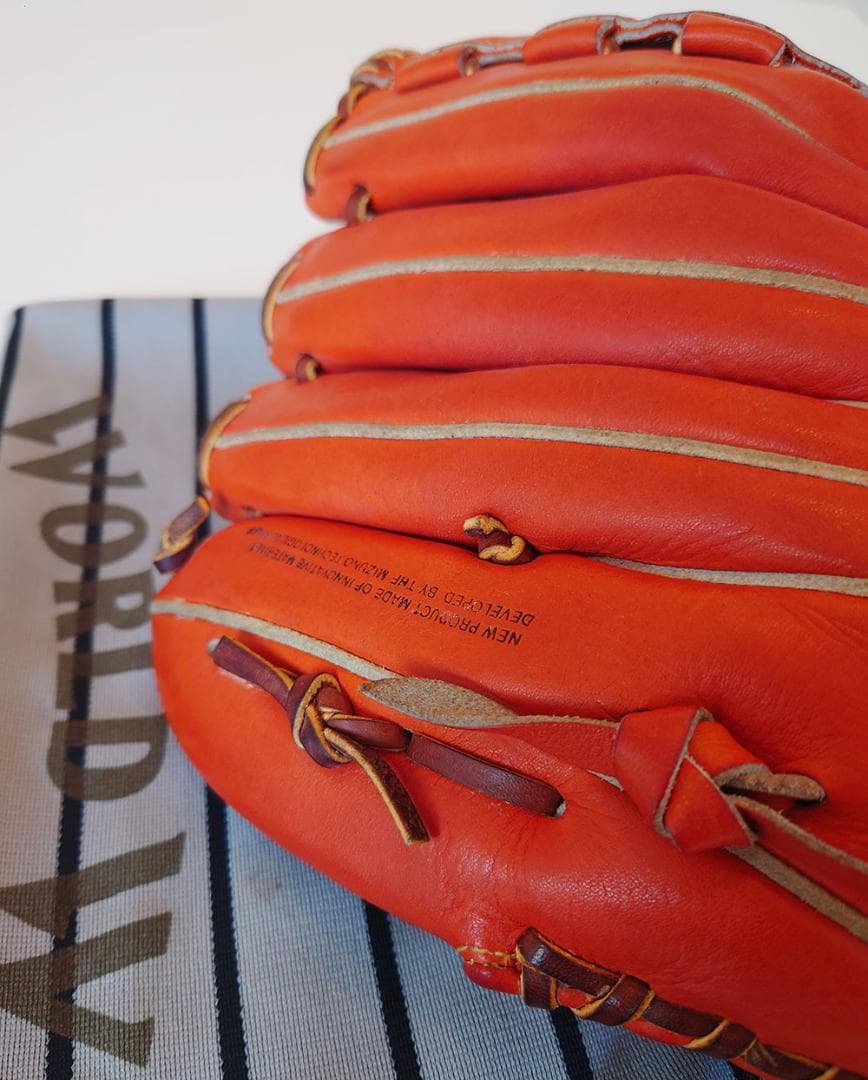 ミズノ ワールドウィン 硬式グローブ 信義作 東尾修モデル 1986年 極美