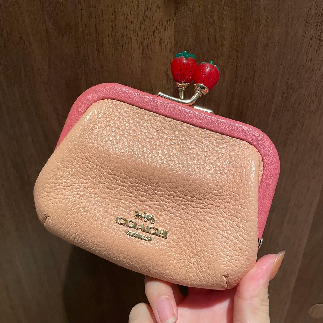 【あたおか】COACH コーチ がま口財布 中古・古着通販】COACH (コーチ) がま口財布 ブラック｜ブランド・古着
