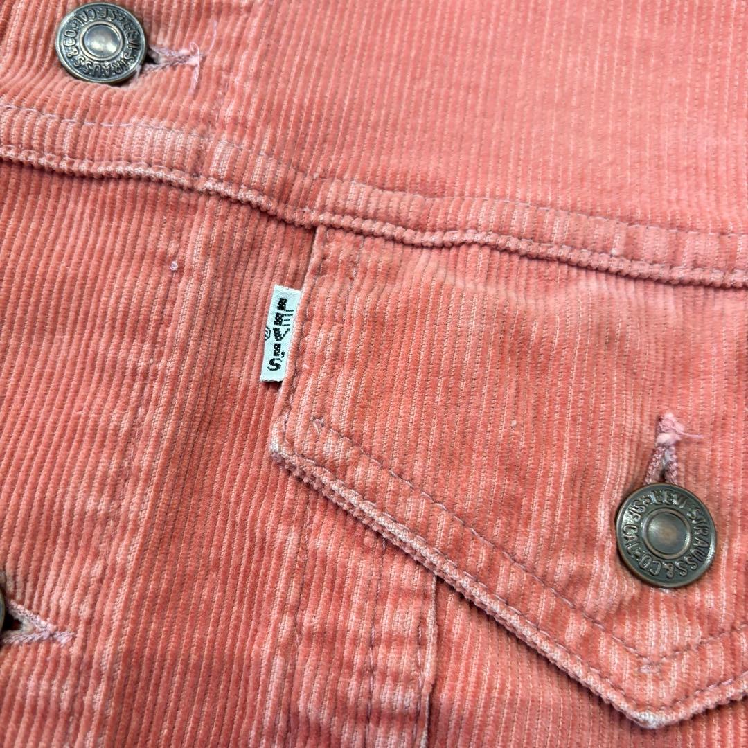ピンク◎ 70s リーバイス 70505 bigE コーデュロイ ジャケット - メルカリ