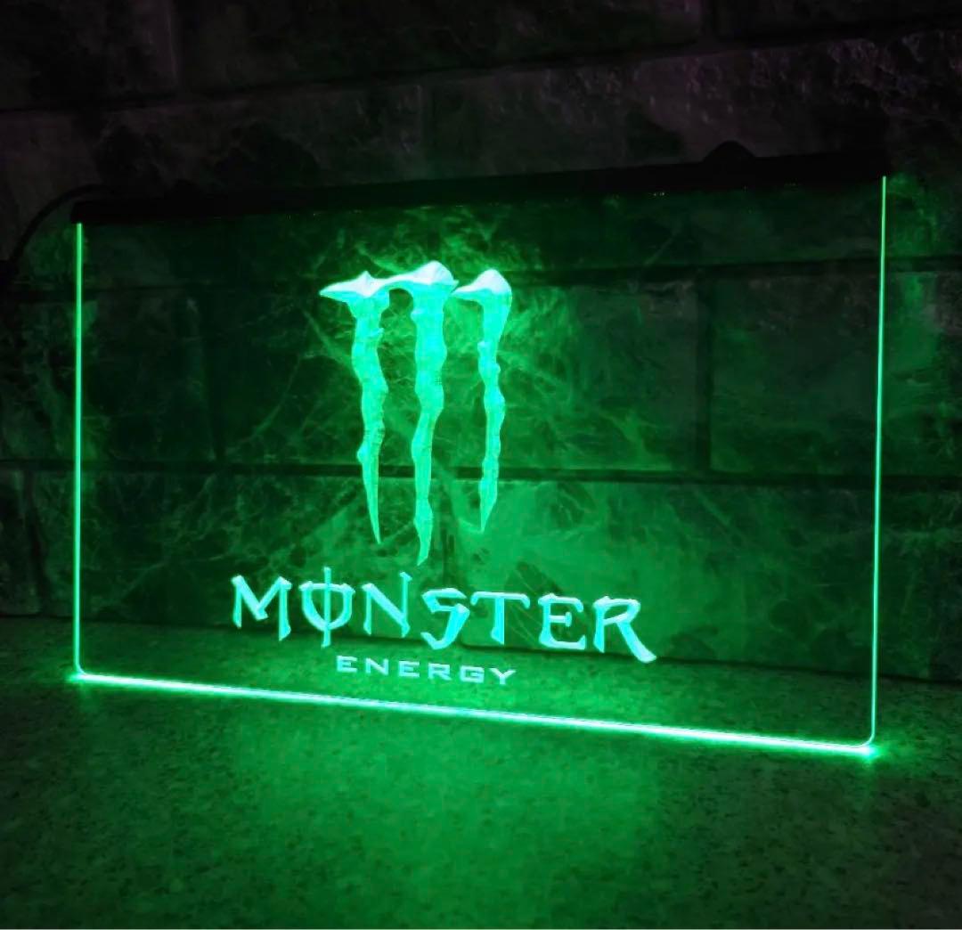 No.OD75 モンスターエナジー LED ネオン 看板 店舗 インテリア - メルカリ