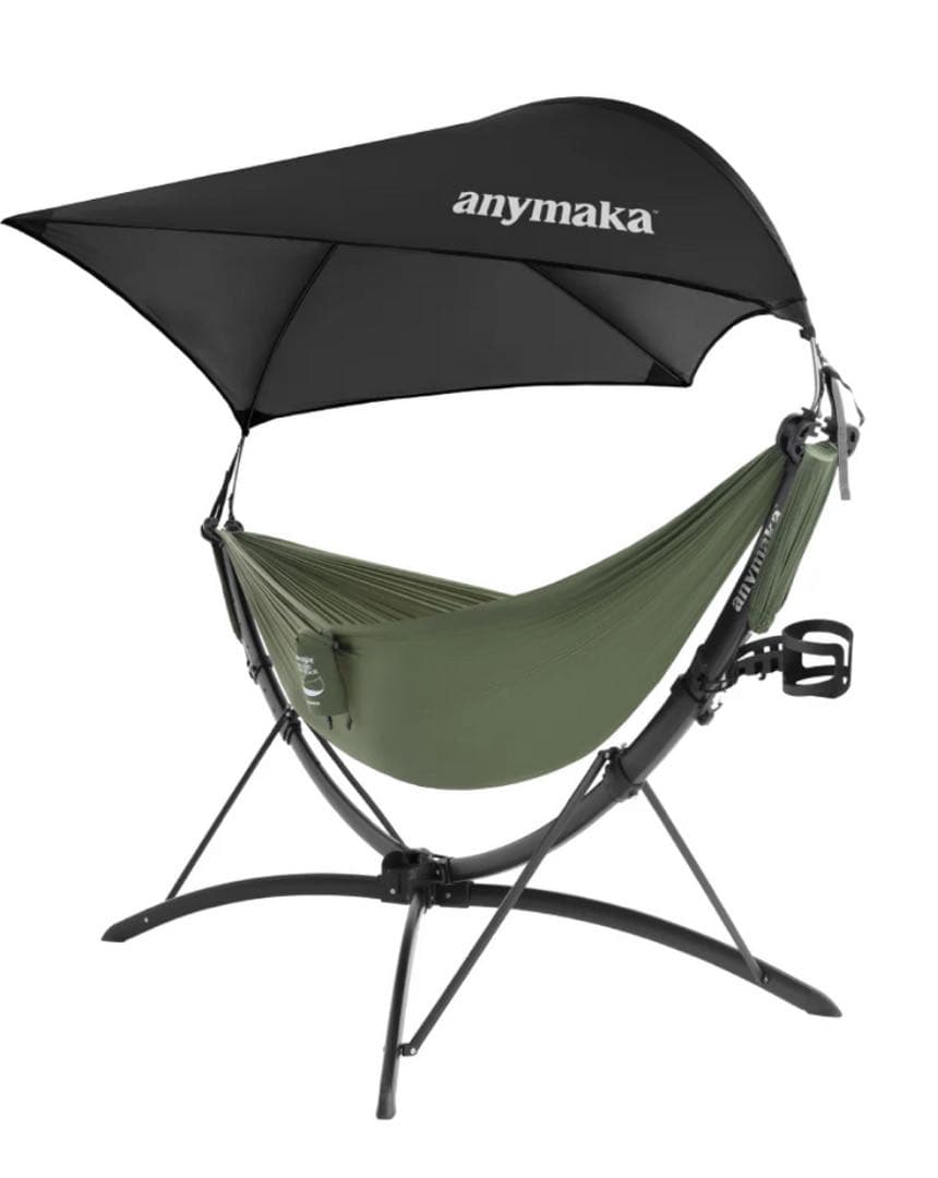 anymaka スタンド式ハンモック オリーブグリーン anymaka | Hammock Full Pack – anymaka JP