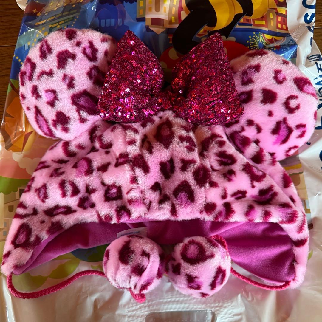 ディズニーリゾート ファンキャップ ヒョウ柄 豹柄 ピンク - メルカリ