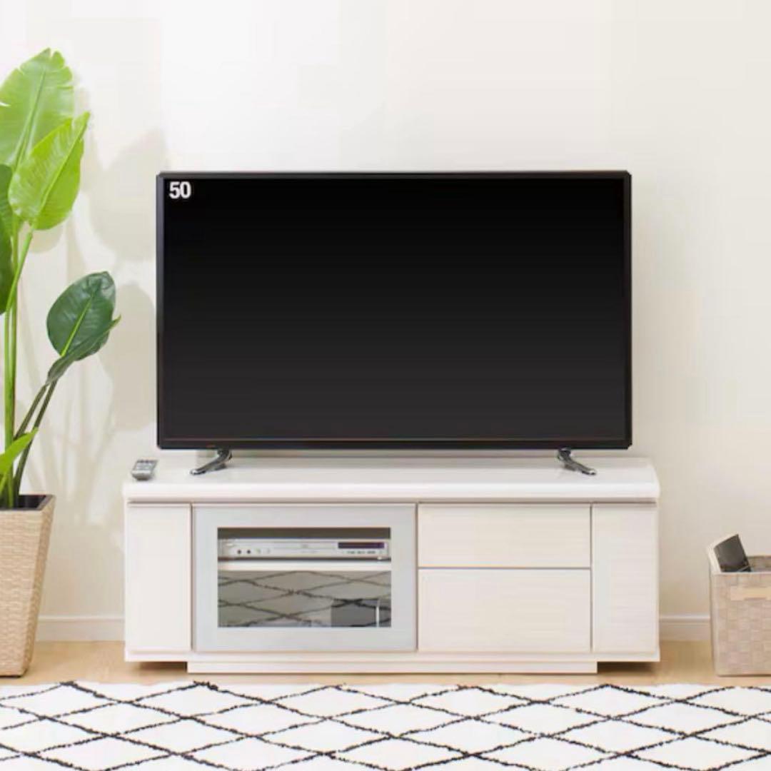 美品✨【ニトリ】テレビ台 ローボード 125cm パルサー 木目ライト