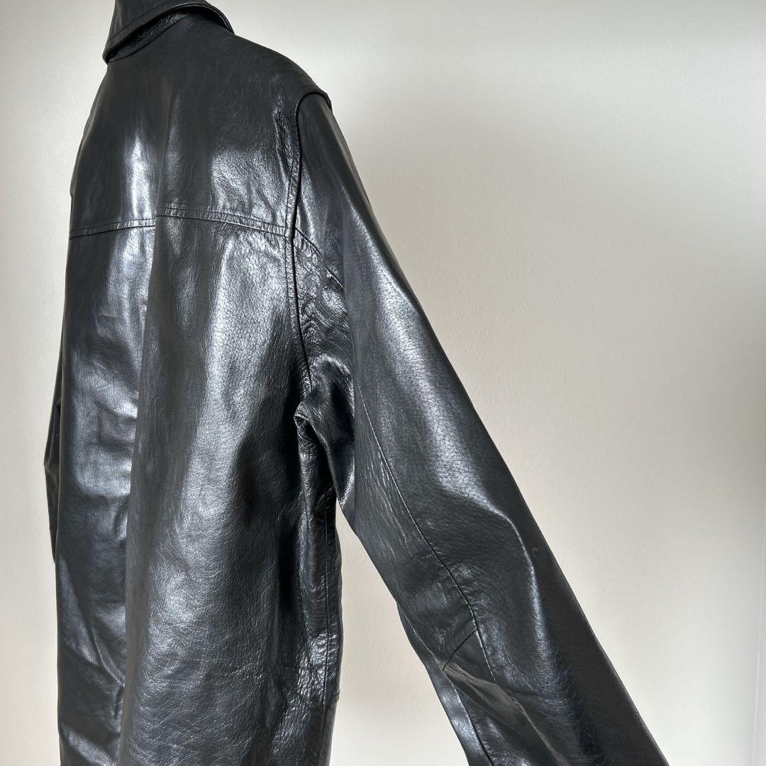 希少 90's OLD UNIQLO A-2 レザージャケット ライダース - メルカリ