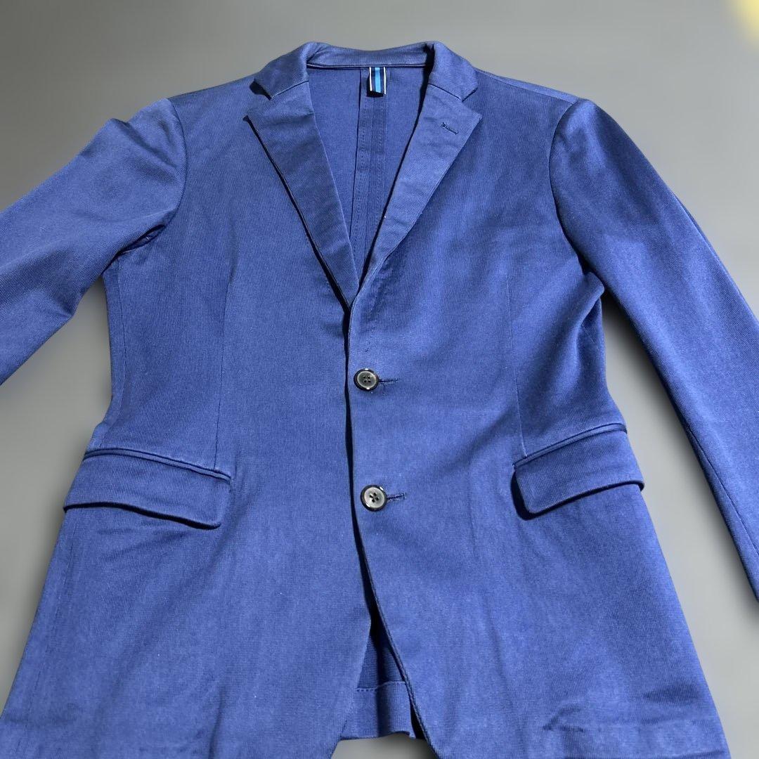 美品】トゥモローランド アンコン テーラードジャケット ネイビー