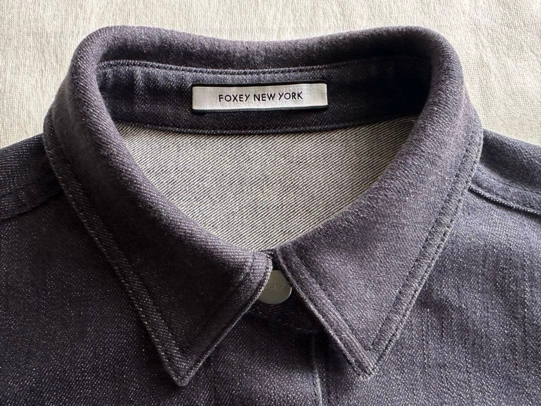 FOXEY NEWYORK フォクシーニューヨーク デニムジャケット 38 - メルカリ