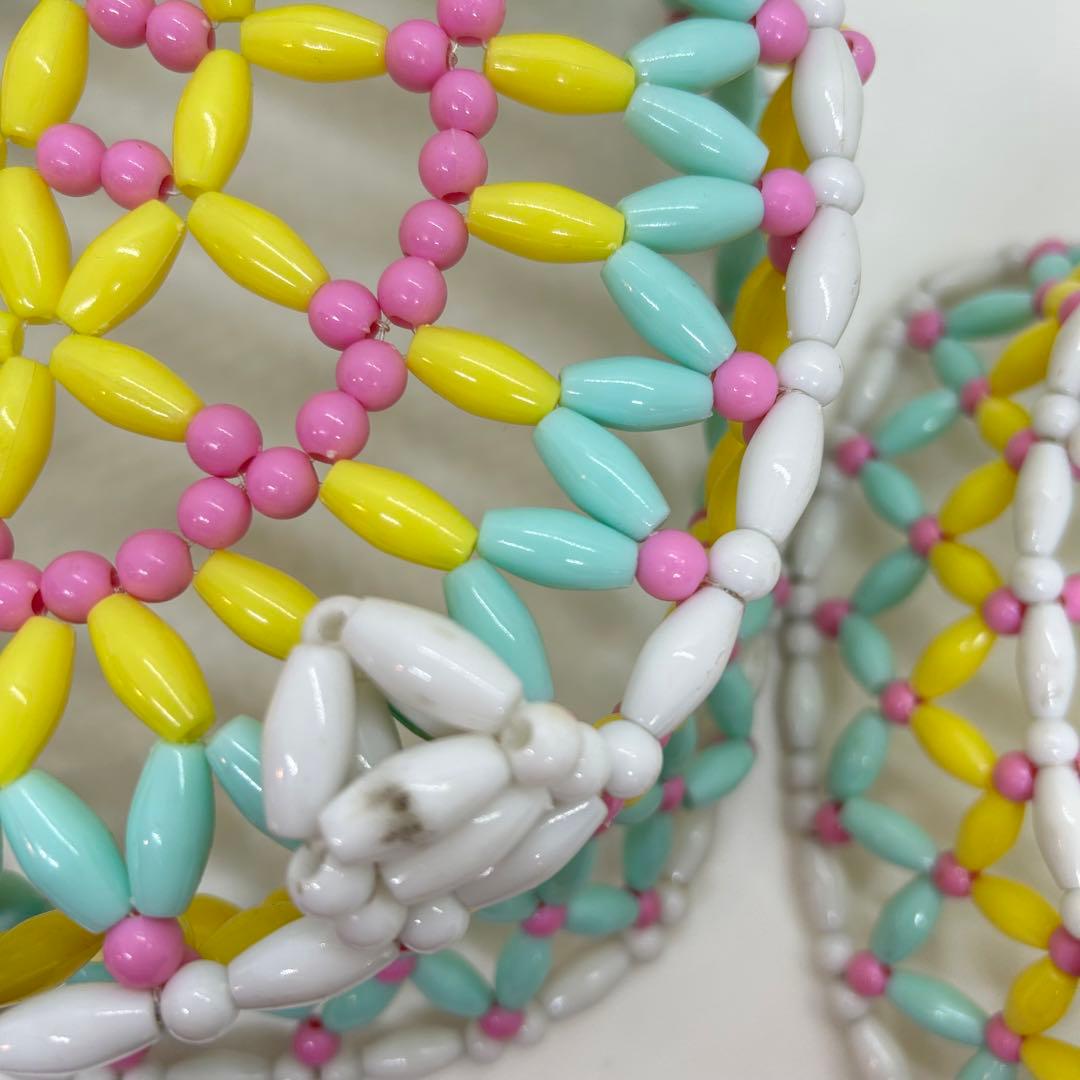 スイマー ビーズカゴ レトロ 中古 店舗用 7個セット - メルカリ