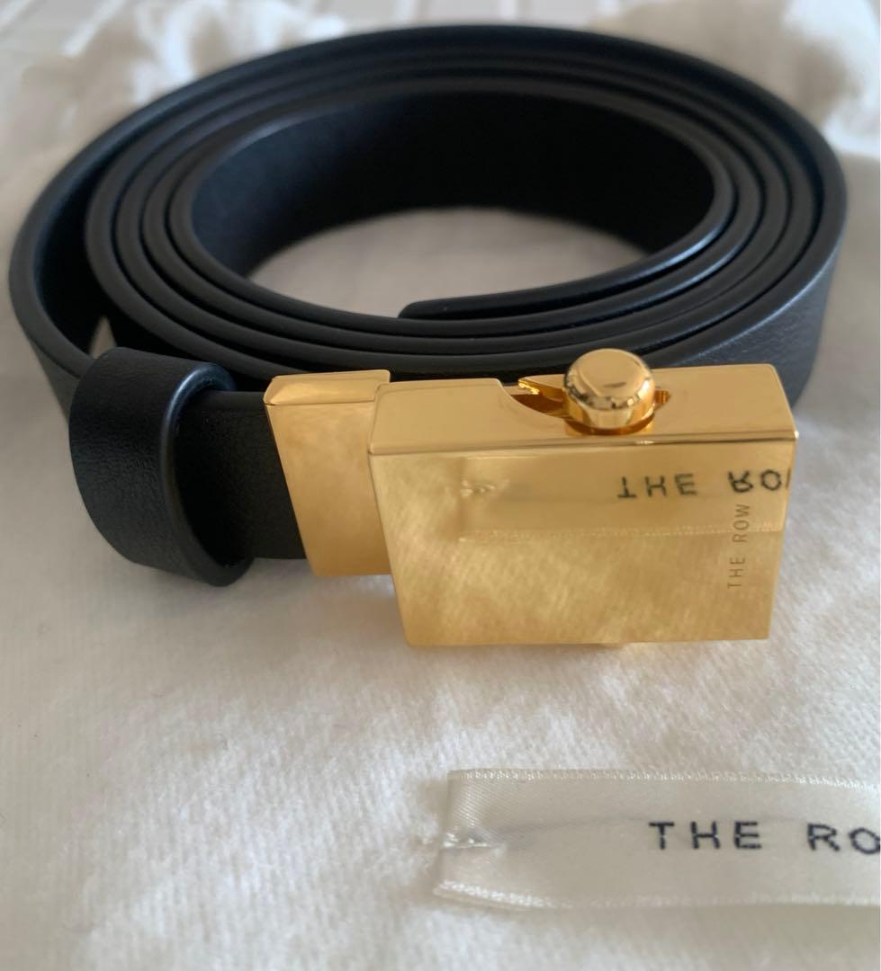 THE ROW ブライアンベルト ブラック×ゴールド - メルカリ