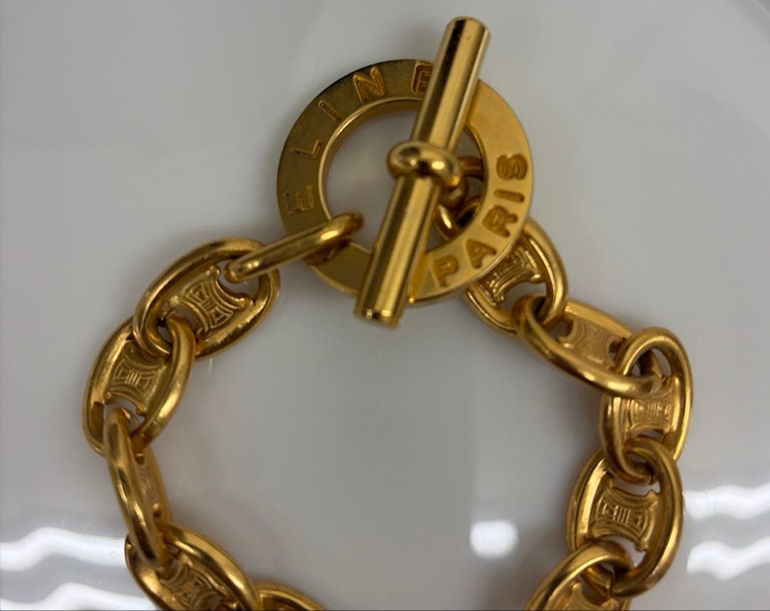 オールドセリーヌ ブレスレット トリオンフ シェーヌダンクル ユニ