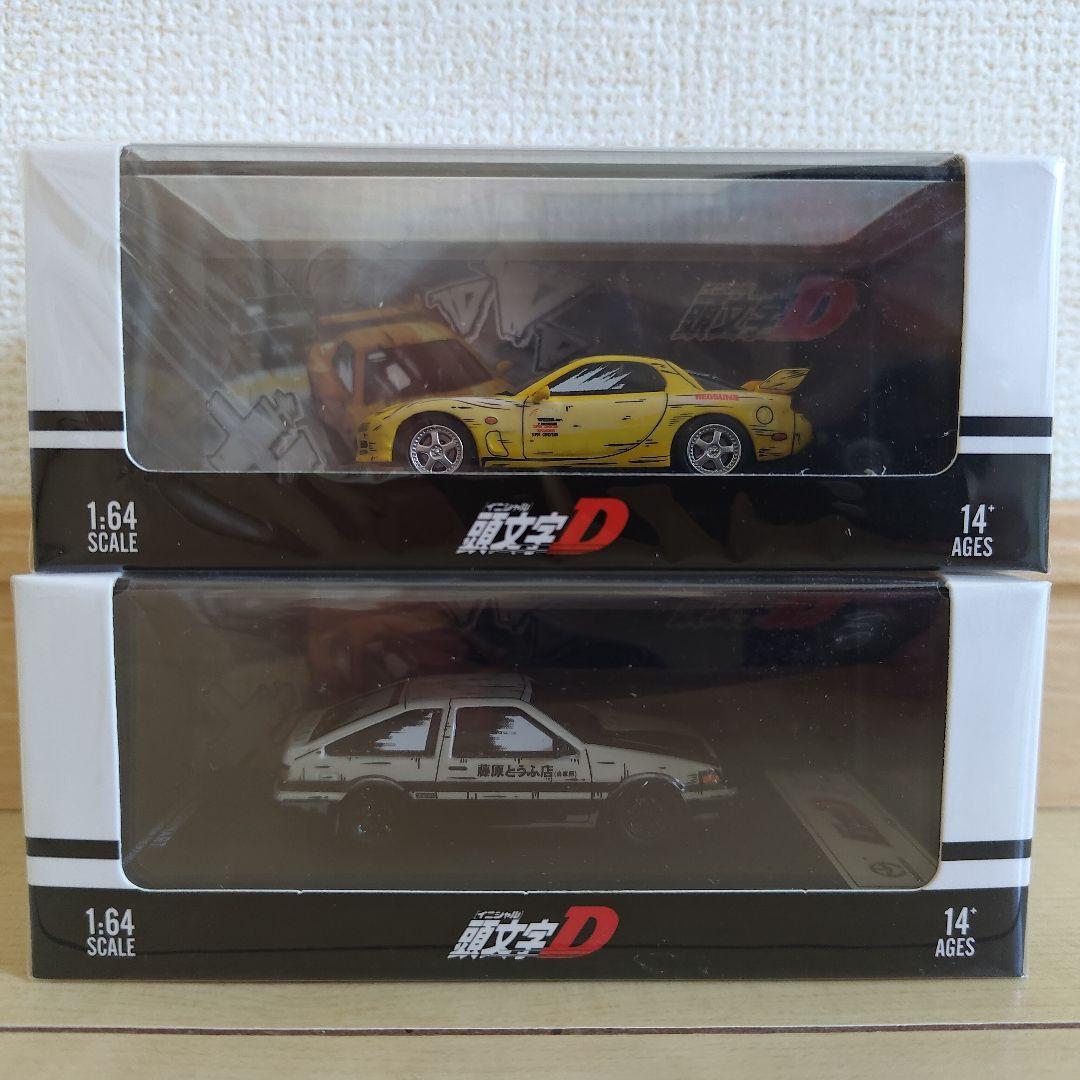 TIMEMICRO 1/64 頭文字D ハチロク＆FD コミックペイント仕様 TimeMicro 1:64 Initial D Comic Version Limited Edition Diecast Car