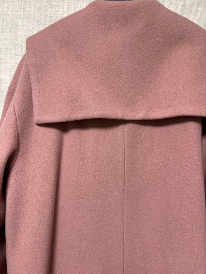 fig London エアリアルパイル Lotta coat ピンク fig London