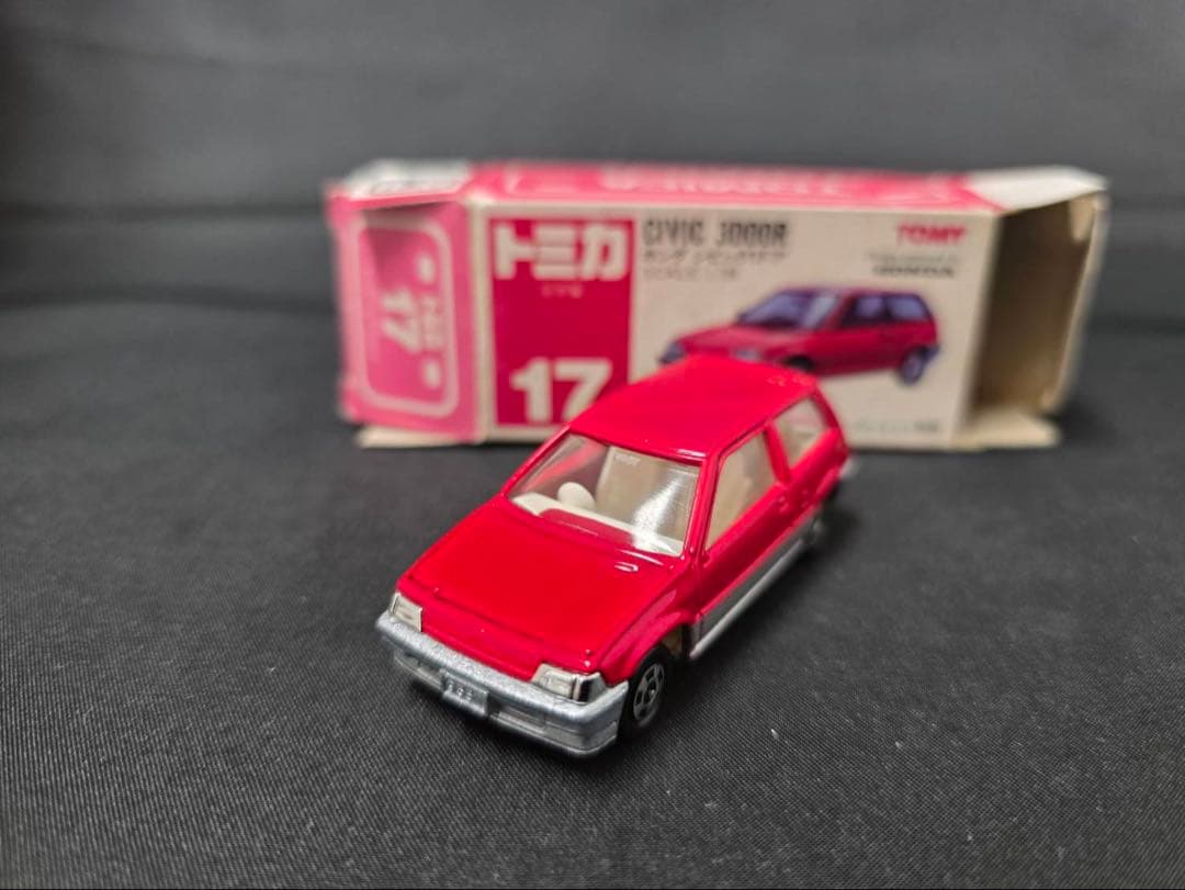 トミカ赤箱17 ホンダ・シビック3ドア(日本製) - メルカリ